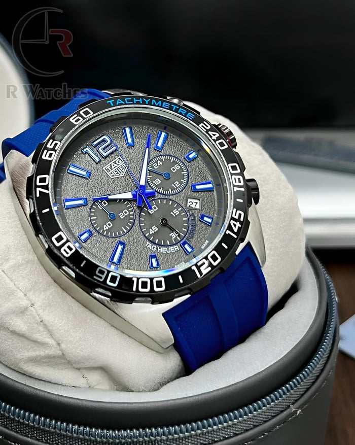 (SS) Tag Heuer silver blue