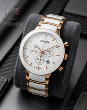(OS2) Rado Ceramic Rose Gold White