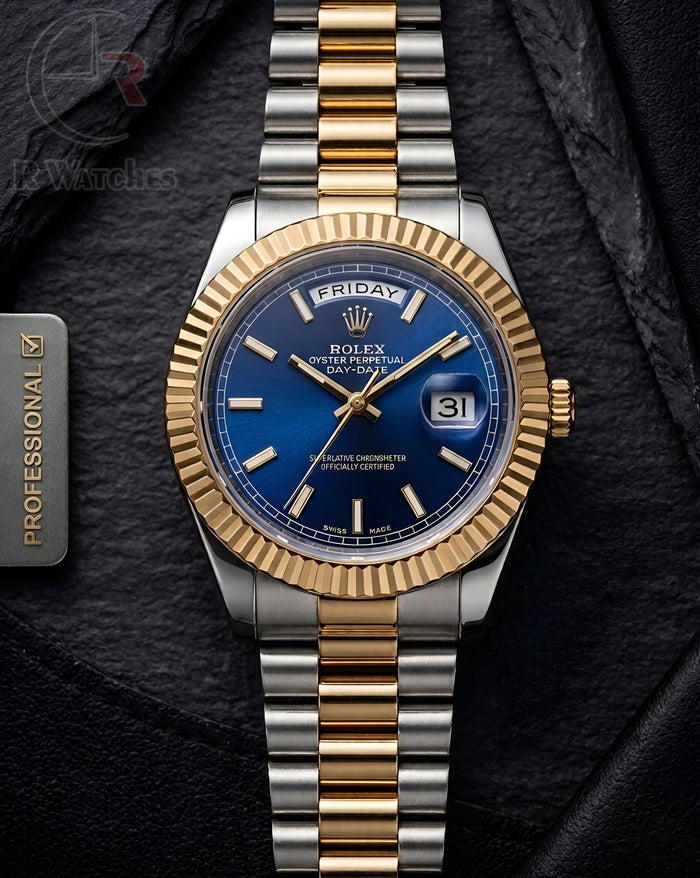(OS) Rolex Dual Tone Blue Dial