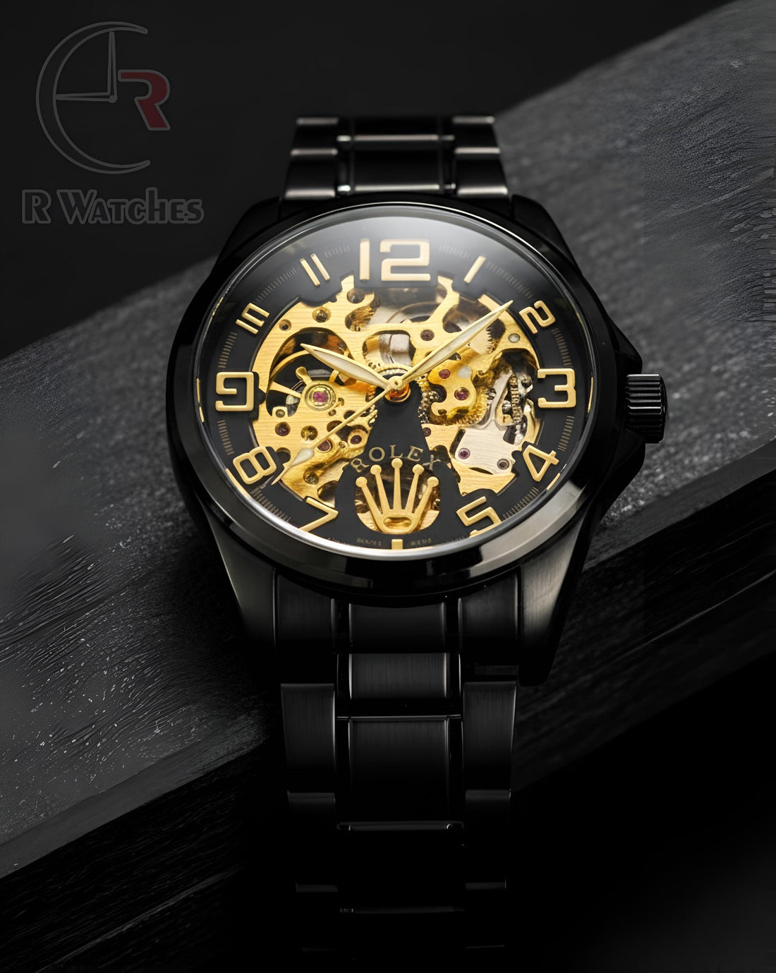(OS) Rolex automatic metal full Black