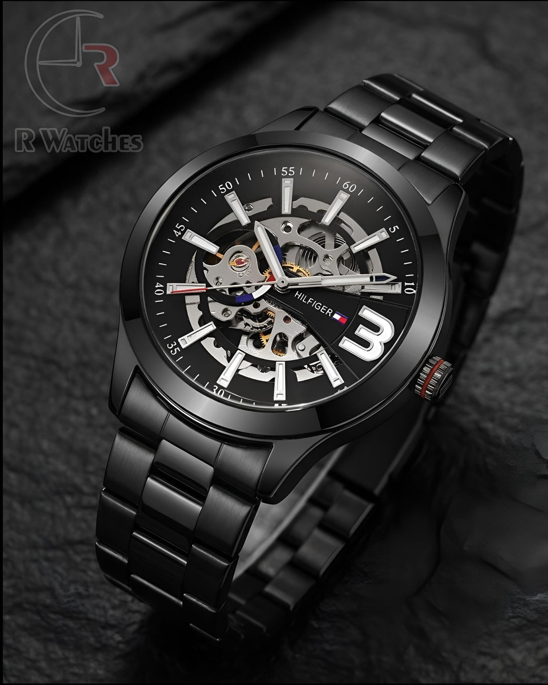 (OS) Tommy Hilfiger Automatic Full Black