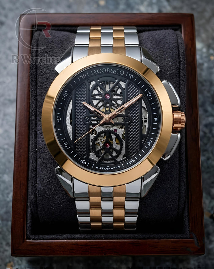 (OS) Jacob & Co Automatic Dual Tone Black