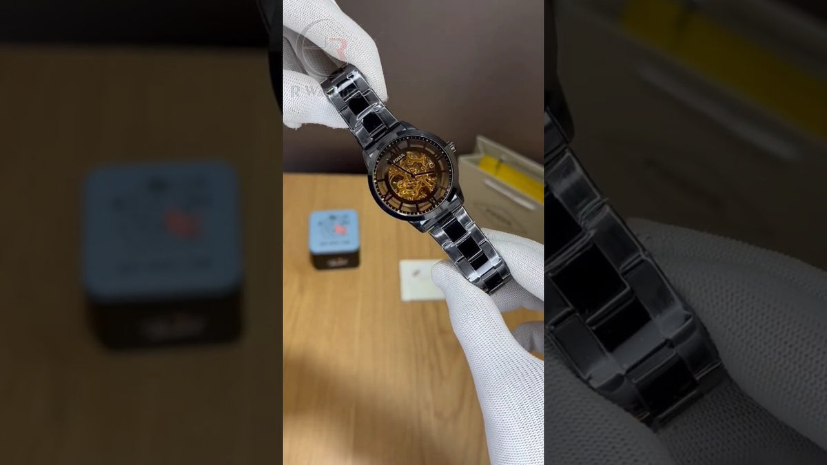 (OS6)⭐ Fossil Automatic Trp Full black