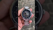(OS5) Tommy Hilfiger automatic silver black