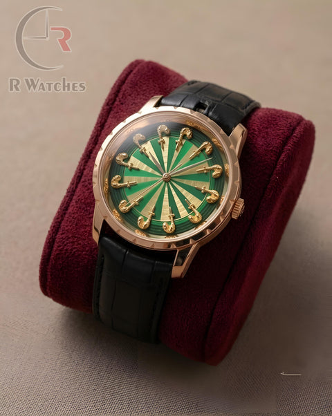 (OS)📷 Roger Dubuis Leather Rose Gold Black (RGL2)