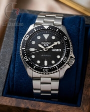 (OS2)📷⬆️ Seiko Silver Black (SKP5)