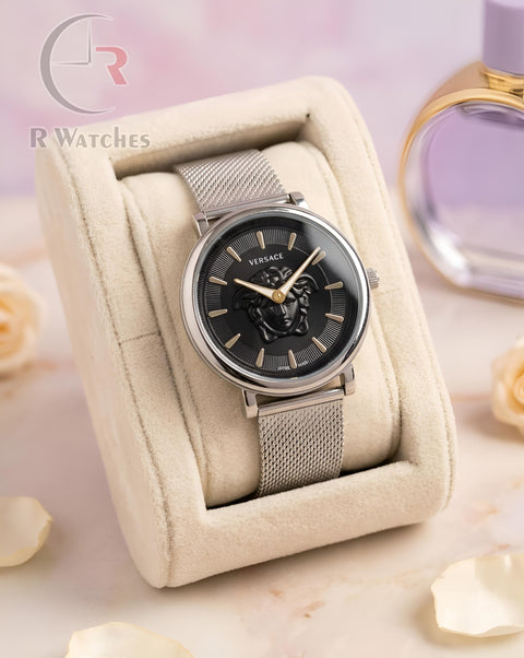 (OS)📷⭐ Versace Girls silver Black (VSG39)