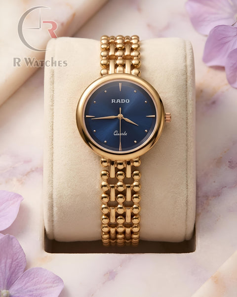 (OS)📷⬆️🔁 Rado girls Gold Blue (RDG1)
