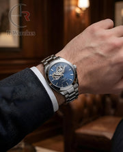 (SS)📷⬆️⭐🔁 Tissot Automatic Powermatic Silver Blue (TSAM18)