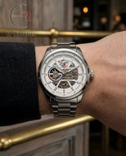 (OS2)📷⬆️⭐🔁 Tommy Hilfiger Automatic silver white (THAM10)