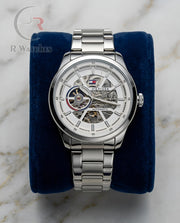 (OS2)📷⬆️⭐🔁 Tommy Hilfiger Automatic silver white (THAM10)