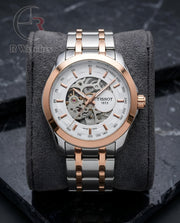(OS2)📷⬆️⭐🔁 Tissot automatic dual tone white (TSAM25)