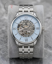 (SS)📷⬆️⭐🔁 Tissot automatic silver blue  (TSAM23)