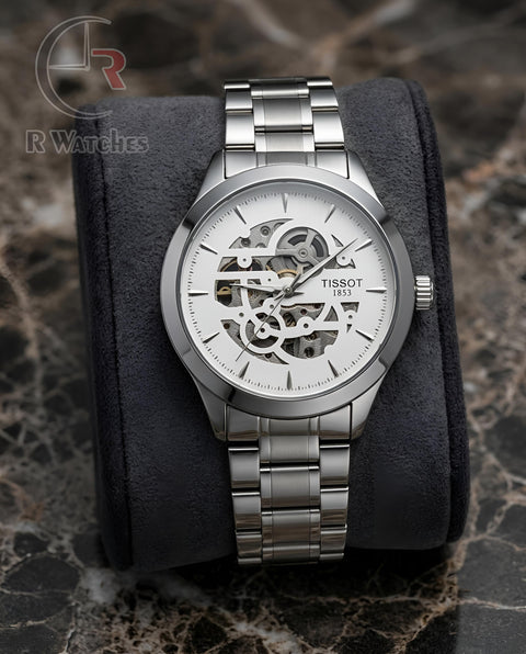 (OS)📷⬆️🔁 Tissot automatic silver white (TSAM15)