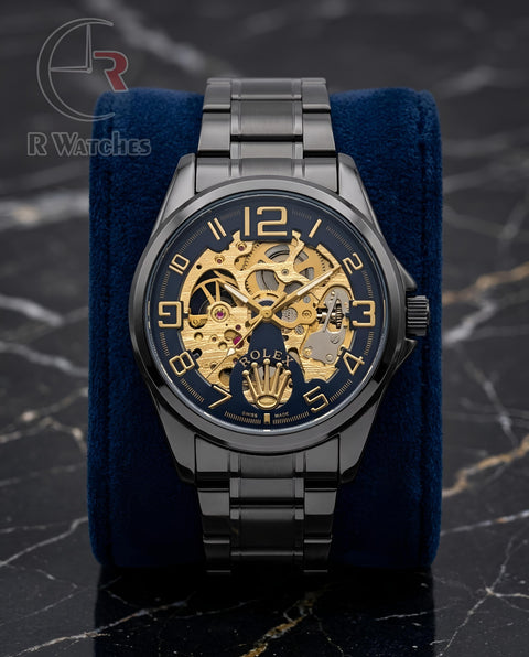 (SS)📷⭐ Rolex automatic metal full Black (RXAM40)