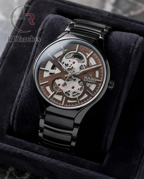 (OS)📷⭐ Rado Automatic Brown Black (RDAM8)