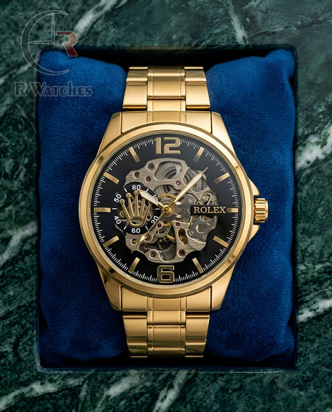 (OS)📷⭐ Rolex Automatic Gold Black (RXAM41)