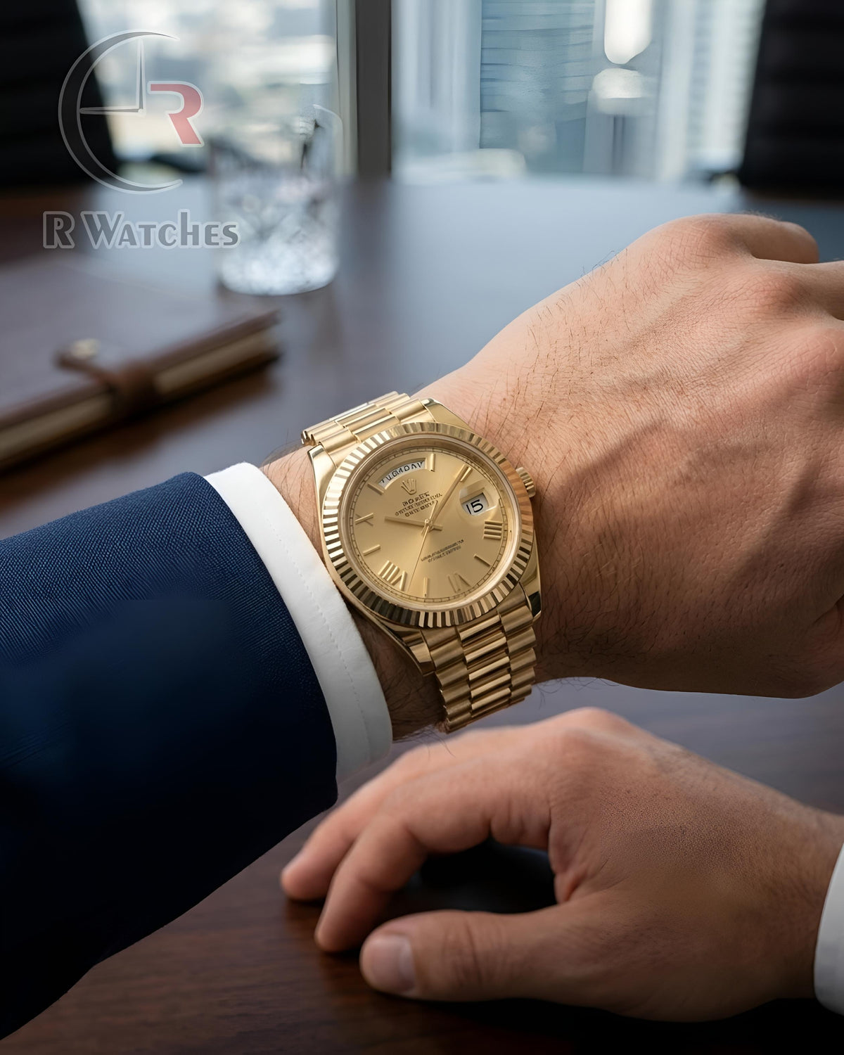 (SS)📷 Rolex Roman Full Gold (RXP26)