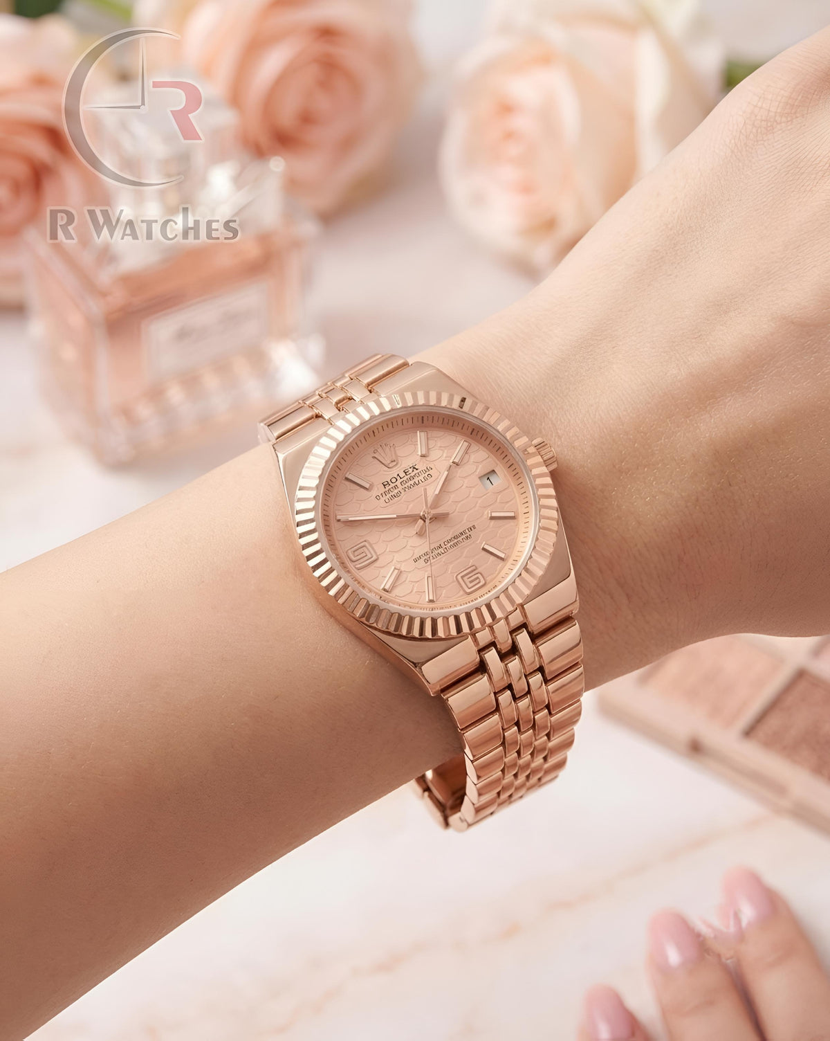(OS)📷⬆️ Rolex Girls Full Rose Gold (RXG8)