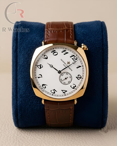 (OS)📷⬆️ Vacheron Constantin Leather Gold White (VCL2)