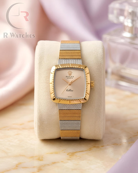 (SS)📷 Rolex Girls Dual Tone Pink (RXG38)