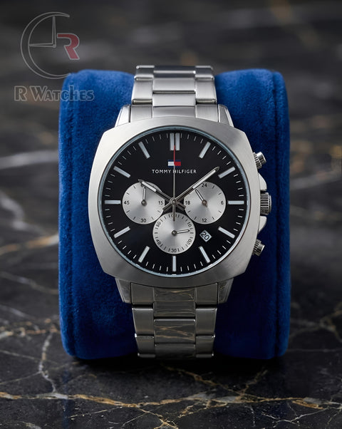(OS)📷⬆️ Tommy Hilfiger Silver Black (THP5)