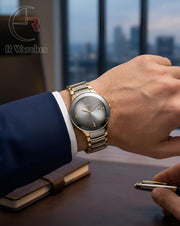 (OS2)📷⭐ Rado Dual Tone Grey Dial (RDP50)