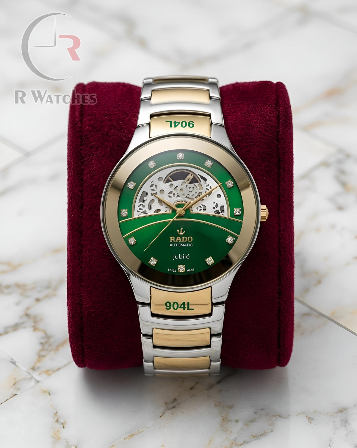 (OS4)📷⭐ Rado dual tone green (RDP49)