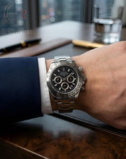 (SS)📷⭐ Rolex Daytona silver black (RXP6)