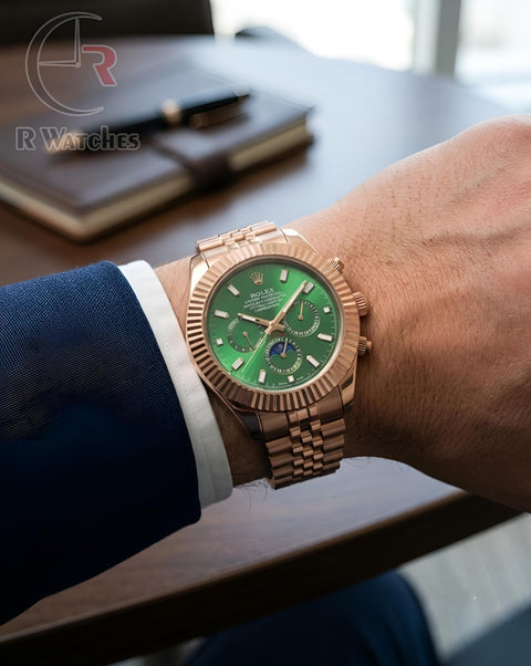 (OS)📷⬆️⭐🔁 Rolex oyster Gold green (RXP2)