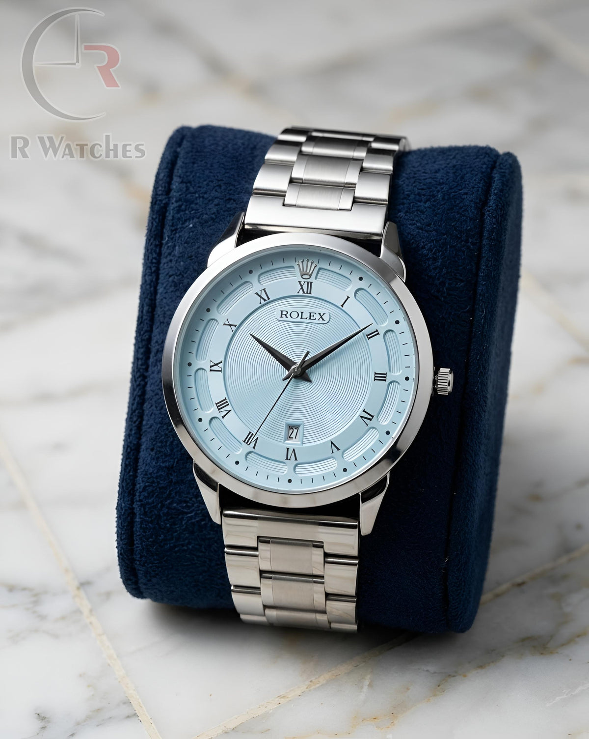 (OS)📷⭐ Rolex Silver Tiffany Blue (RXP16)