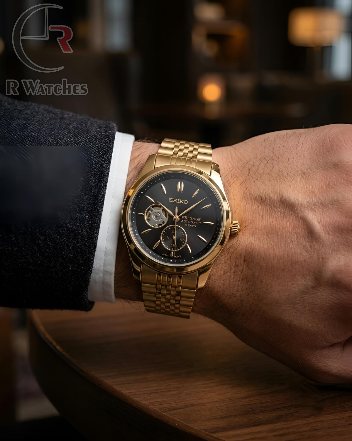 (OS)📷⭐ Seiko Automatic Black Gold (SKAM7)