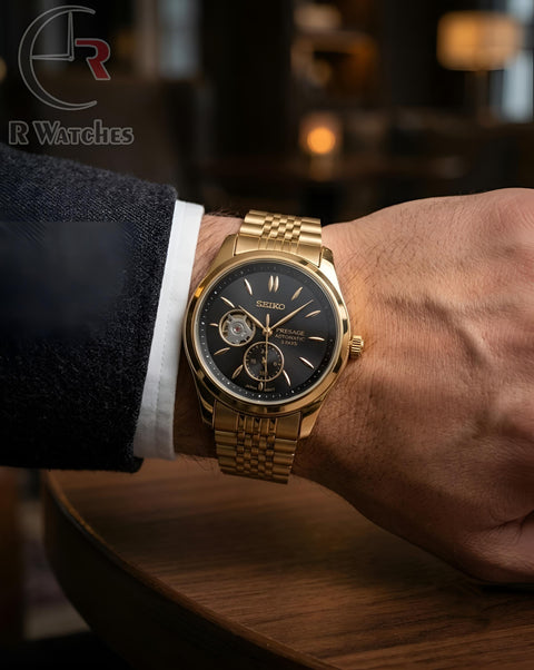 (OS)📷⭐ Seiko Automatic Black Gold (SKAM7)