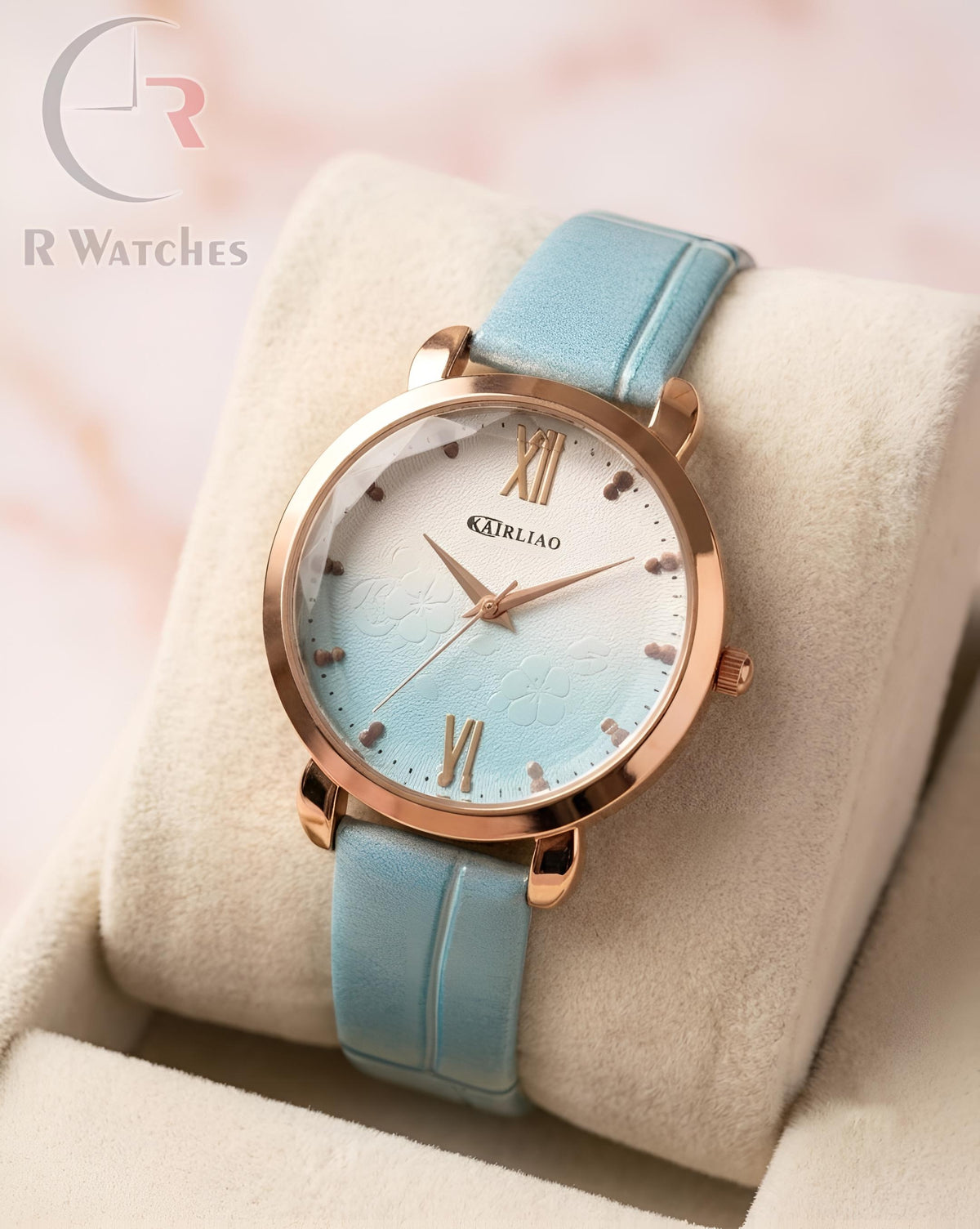 (OS)⬆️ KAIRLIAO Leather Blue Rose Gold Blue