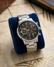 (OS)📷⬆️ Tommy Hilfiger Silver Black Gold (THP4)