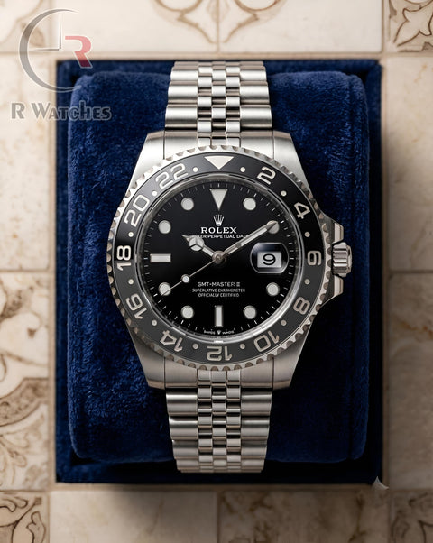 (OS2)📷⬆️ Rolex Silver Black Grey (RXP101)
