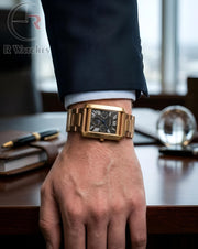 (OS)⬆️ Cartier Roman Rose Gold Black Gold