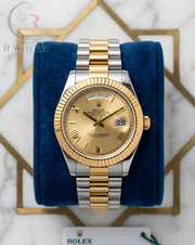 (OS)⬆️ Rolex Roman Dual Tone Gold