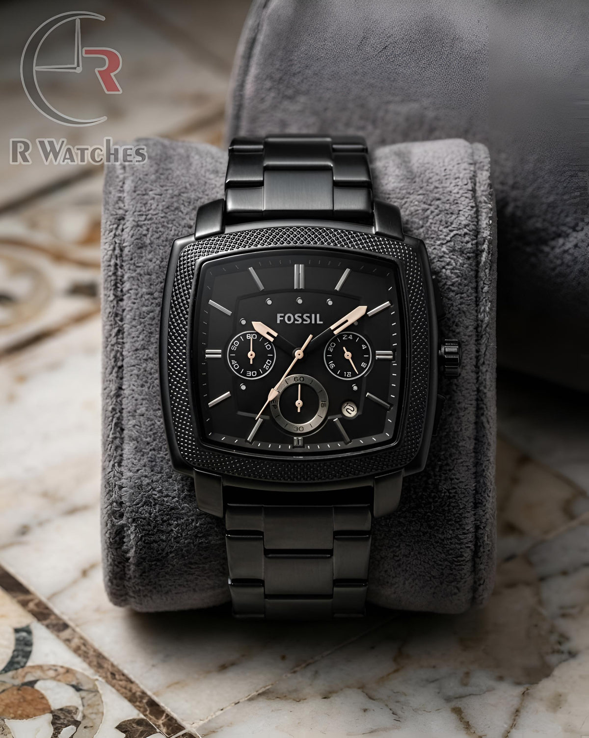 (OS2)⬆️ Fossil Matt Square Full Black