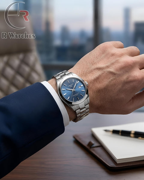 (OS)⬆️ Tissot Silver Nevy Blue