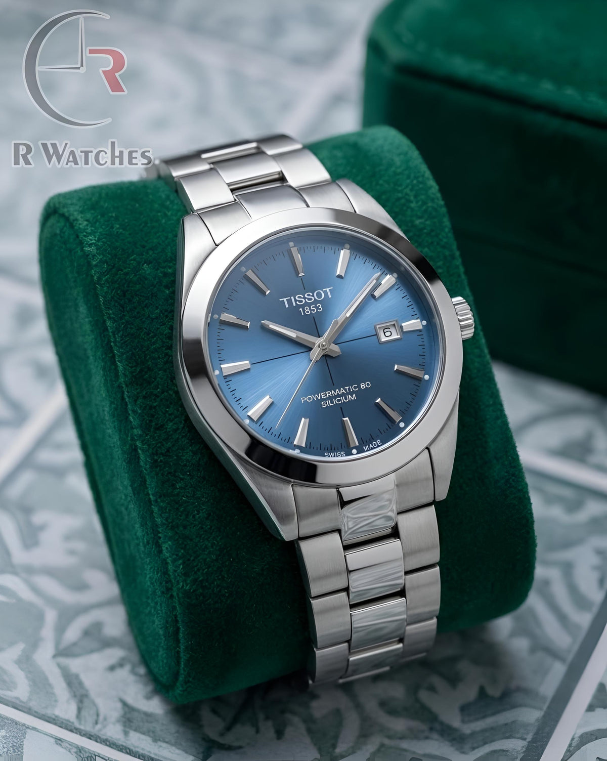(SS)⬆️ Tissot Silver Nevy Blue