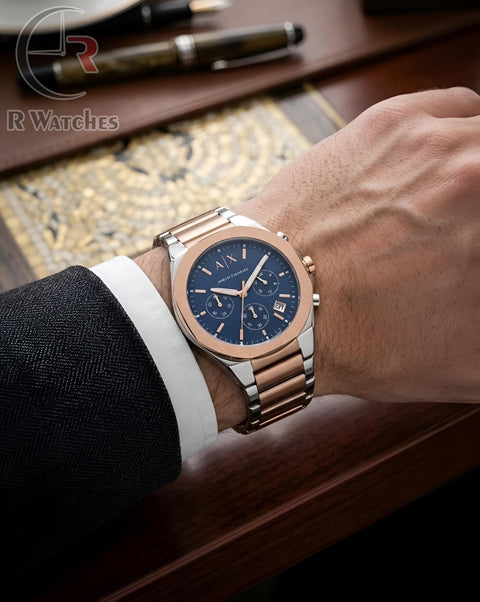 (OS) AX Rose Gold Blue
