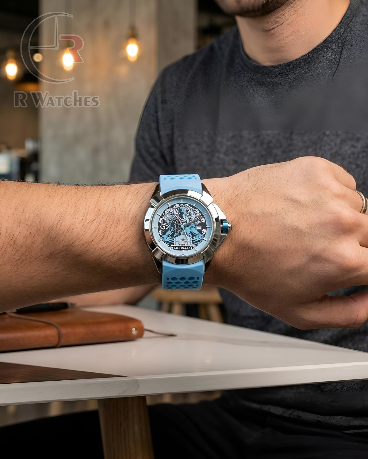 (OS3)⬆️ Jacob & Co Silicon Tiffany Blue Silver