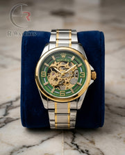 (SS) Rolex Automatic Dual Tone Green