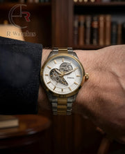 (OS2) Fossil Automatic Dual Tone White