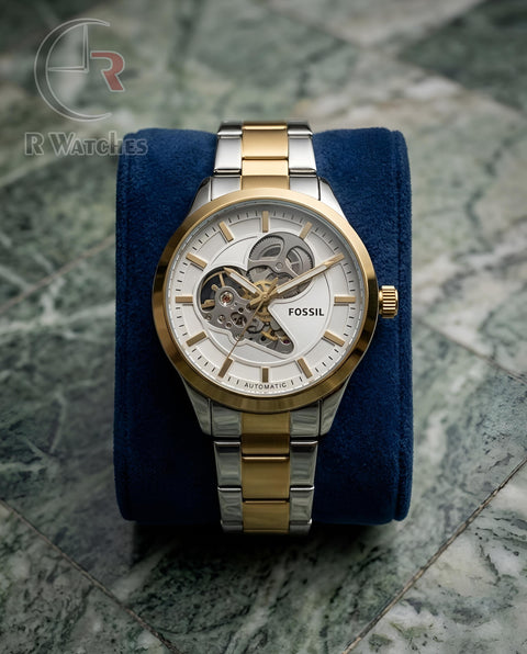 (OS2) Fossil Automatic Dual Tone White