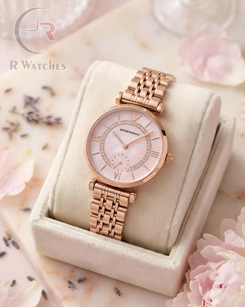 (SS) Armani Girls Rose Gold Pink