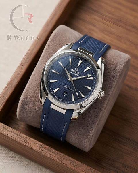(OS) Omega Silicon Blue Silver