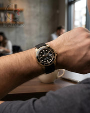 (SS) Rolex Silicon Black Gold