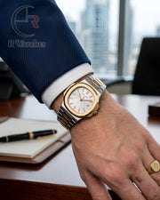 (SS) Patek Philippe Dual Tone White